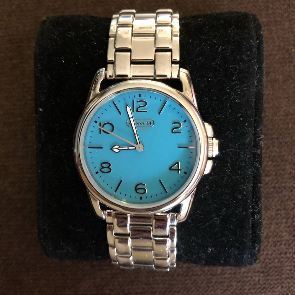 Blue Dial Coach Watch